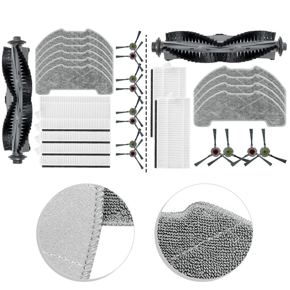 Essential Main Brush Filters Mop Cloth Kit for AIRROBO P30 Vacuum Cleaner B V1189-LWWAL-20260327-04751