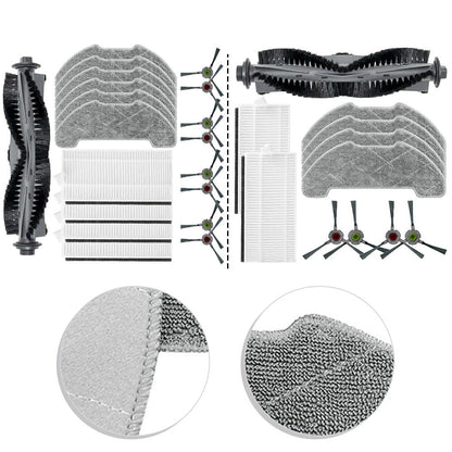 Essential Main Brush Filters Mop Cloth Kit for AIRROBO P30 Vacuum Cleaner B V1189-LWWAL-20260327-04751