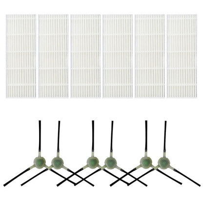 Upgrade Your Cleaning Experience with Replacement Filters and Side Brushes for EICOBOT R20 Robot Vacuum V1189-LWWAL-20260327-04753