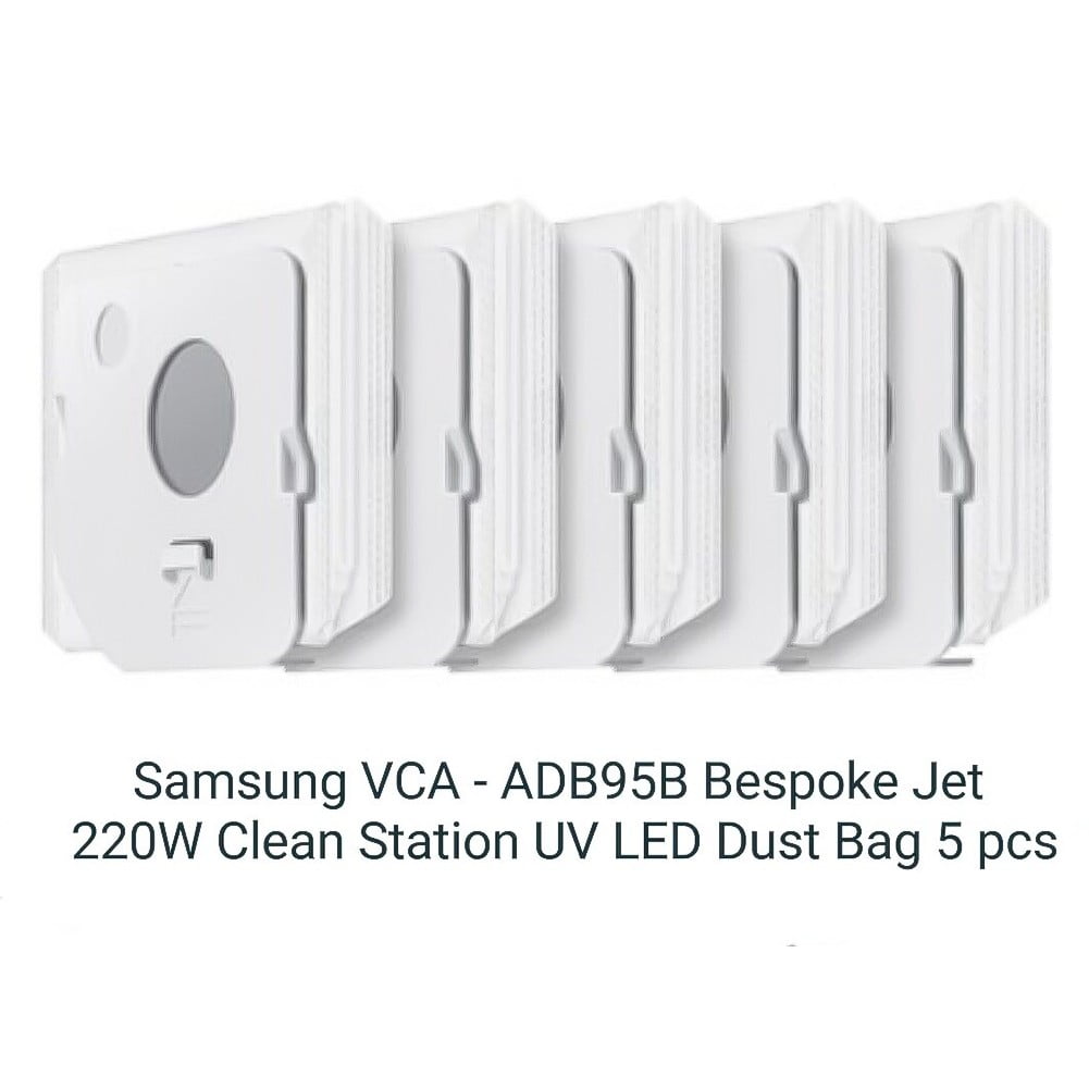 For SamSung For BESPOKE Jet VCA-ADB95B 220W Clean Station Dust Bag 5pcs Cleaning Robot Accessories Rotating V1189-LWWAL-20260327-04798