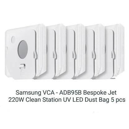 For SamSung For BESPOKE Jet VCA-ADB95B 220W Clean Station Dust Bag 5pcs Cleaning Robot Accessories Rotating V1189-LWWAL-20260327-04798