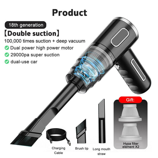 29000PA Vacuum Cleaner Mini Powerful Cordless Wet &Dry Cars Handheld Home Appliance Parts Household Supplies V1189-LWWAL-20260327-04801