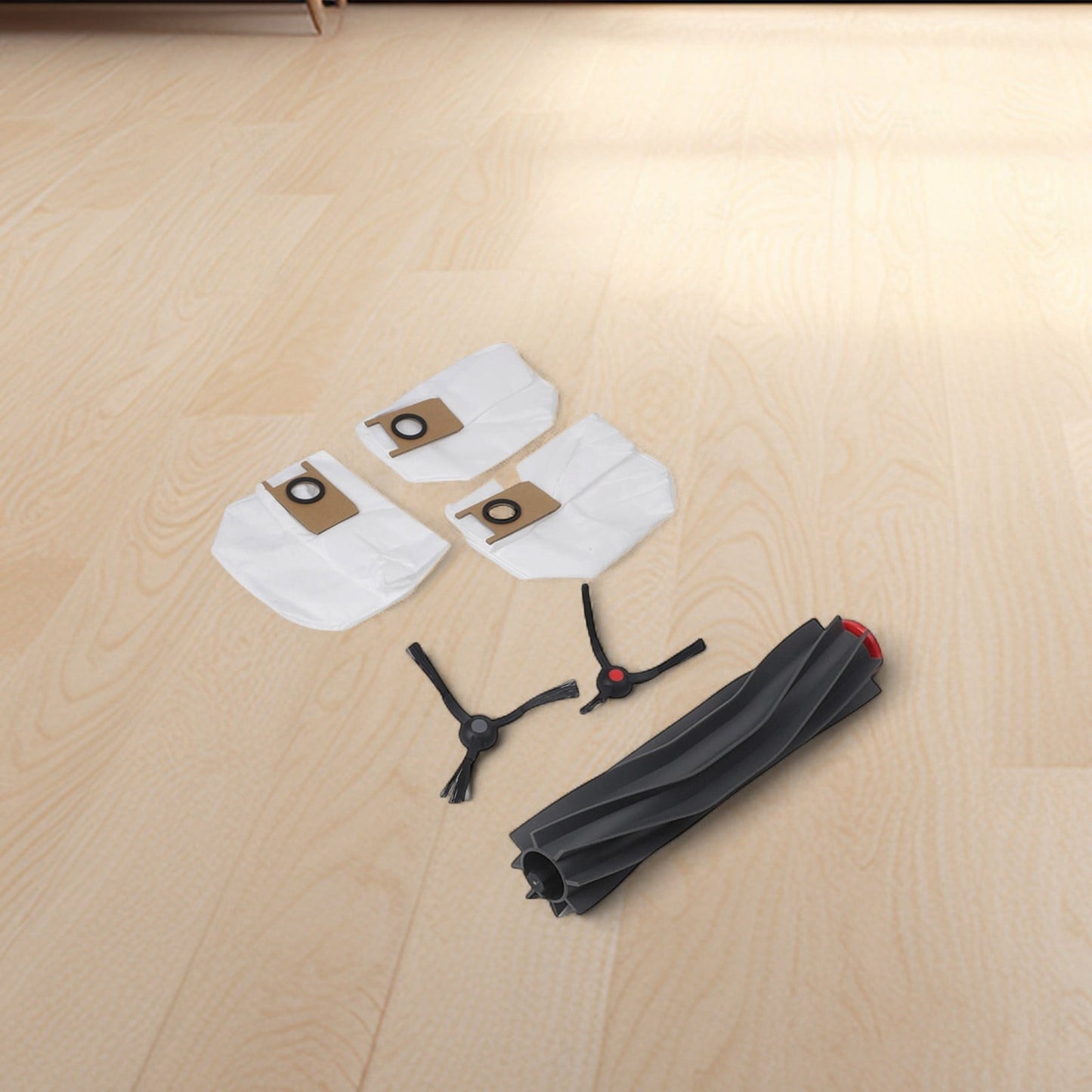 1 Set Main Roller Side Brush Dust Bags Kit Improving Air Quality For Eufy 3-in-1 E20 Robot Vacuum Cleaner V1189-LWWAL-20260327-04803