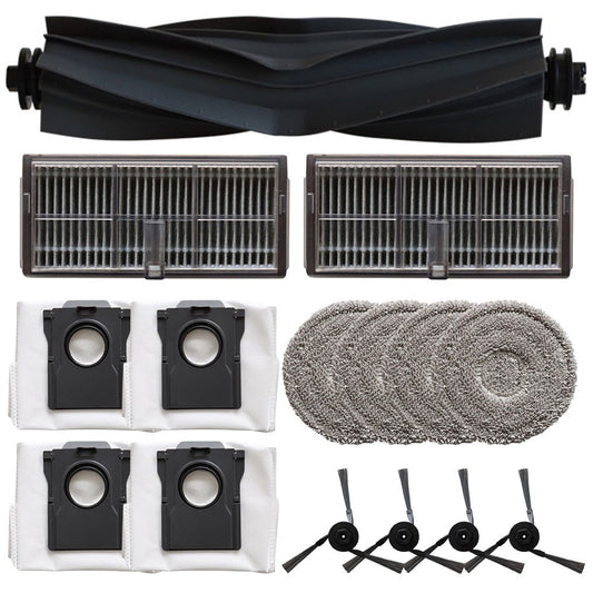 For MOVA P10 Pro For Ultra Robot Vacuum Cleaner Spare Parts Main Side Brush Hepa Filter Mop Cloth Dust Bag V1189-LWWAL-20260327-04807