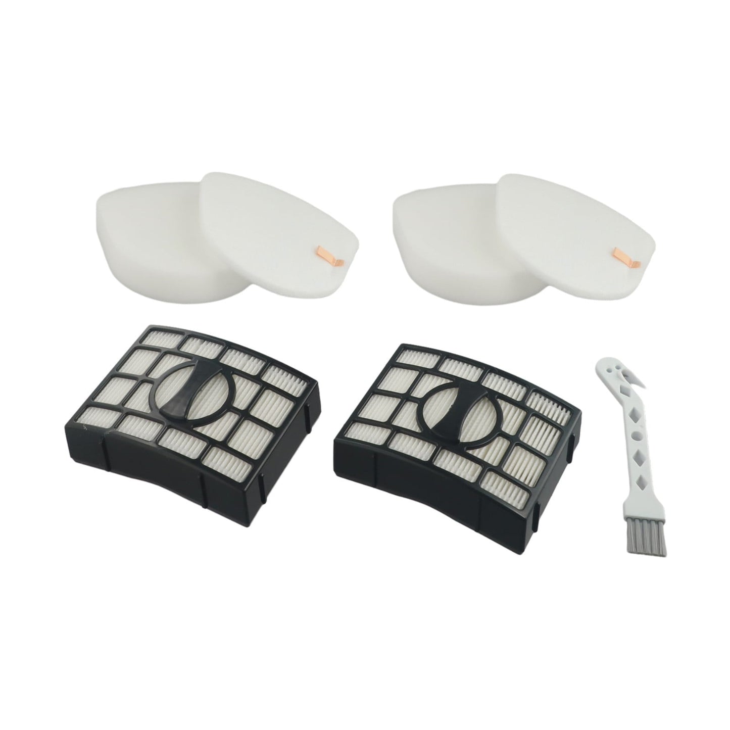 Replacement Filter Set for Shark Upright Vacuums Featuring Compatibility with Various Models Including CU530 V1189-LWWAL-20260327-04823