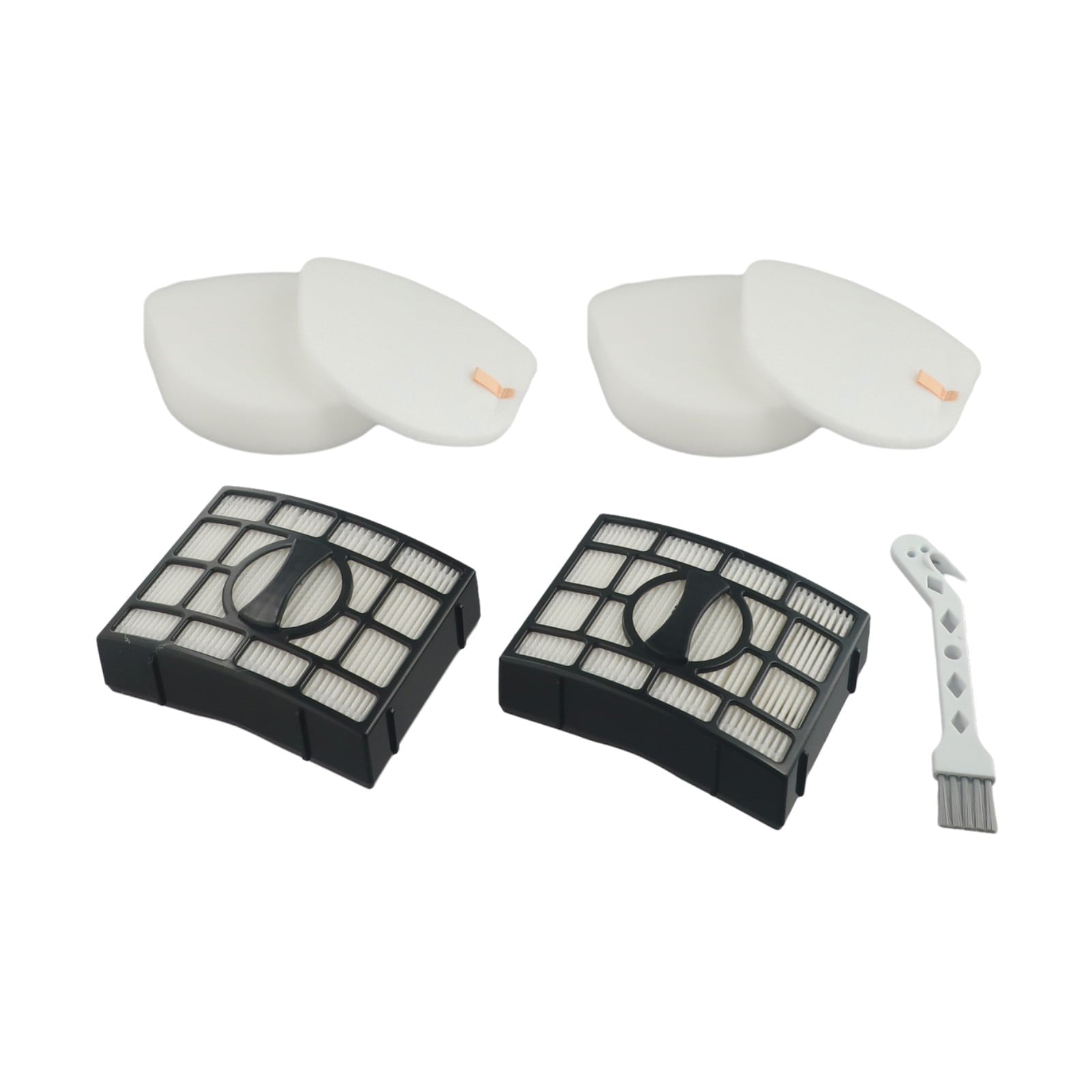 Replacement Filter Set for Shark Upright Vacuums Featuring Compatibility with Various Models Including CU530 V1189-LWWAL-20260327-04823