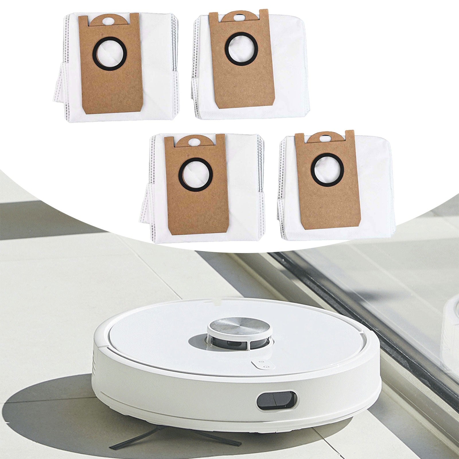 Robot Vacuum Bags Replacement Dust Bags Easy To Install Optimal Performance V1189-LWWAL-20260327-04838