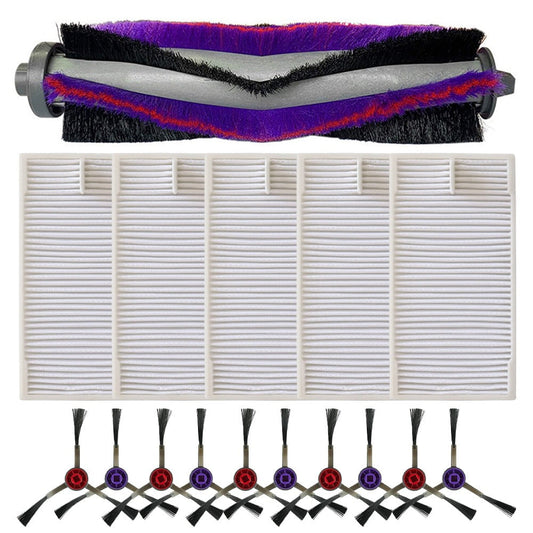 Main Roller Side Brush Filter Kit For M9 For Eureka E20 Plus For VCR S10 Plus Vacuum Replacement Accessories V1189-LWWAL-20260327-04849
