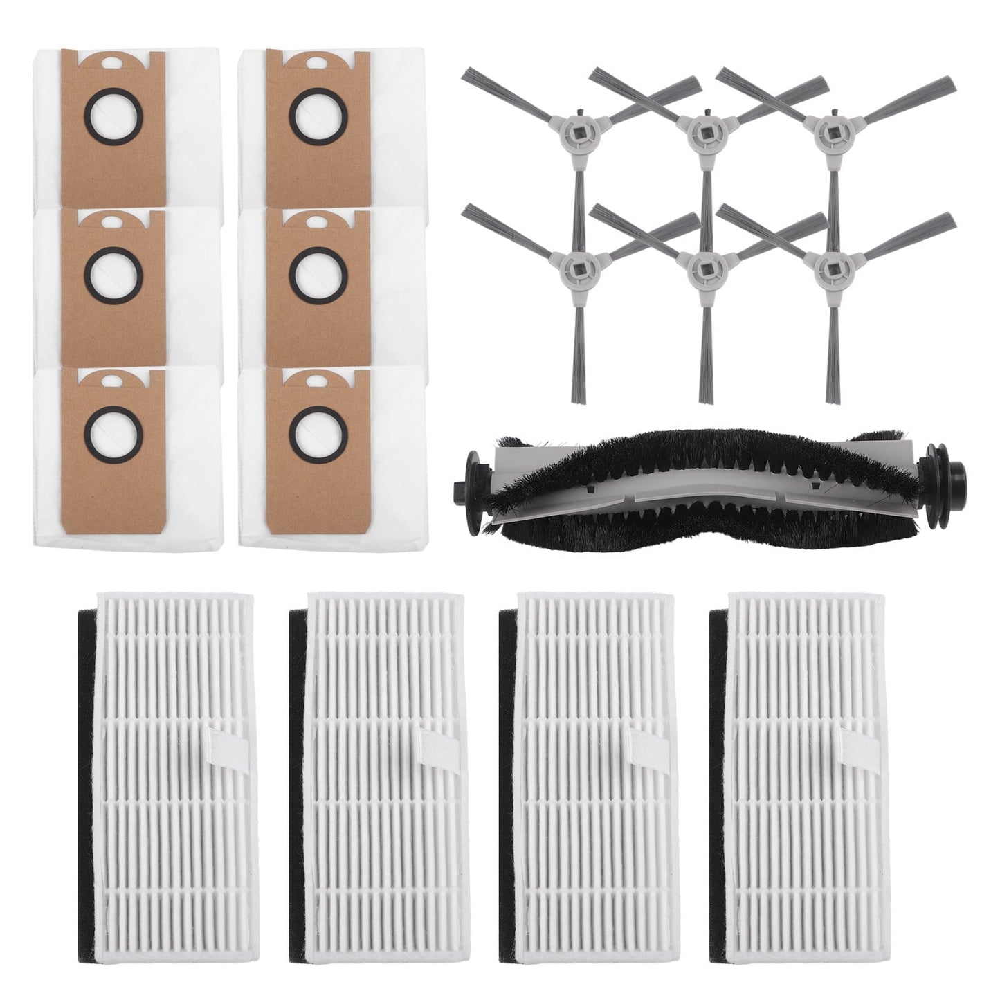 Replacement for iHome for Nova S1 Pro iHRVS1PRO-3BLK Main Brush Side Brush Kit V1189-LWWAL-20260327-04870