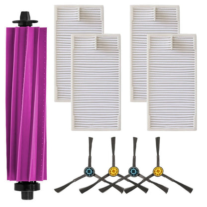 Main Brush and Side Brush Filter Set for Eureka E20 Plus Vacuum Cleaner Parts A V1189-LWWAL-20260327-04893