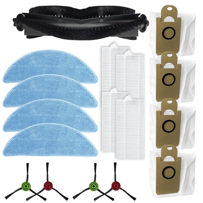 Main Side Brush Filter Mop Cloth Dust Bag Kit for Lydsto R5/R5D Accessory Set V1189-LWWAL-20260327-04904