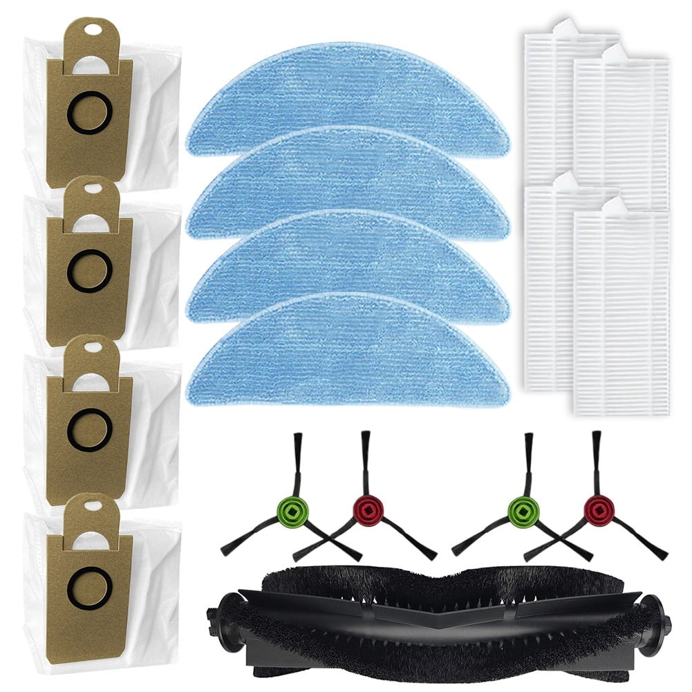 Main Side Brush Filter Mop Cloth Dust Bag Kit for Lydsto R5/R5D Accessory Set V1189-LWWAL-20260327-04904