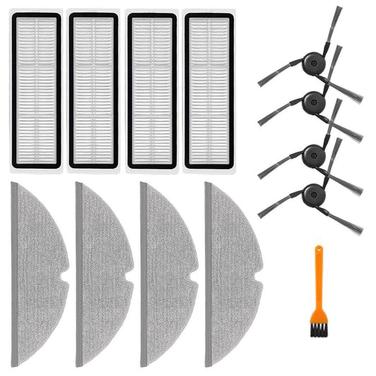 For DREAME D20 Plus Vacuum Side Brush Filter Mop Cloth Kit with Cleaning Brush V1189-LWWAL-20260327-04909