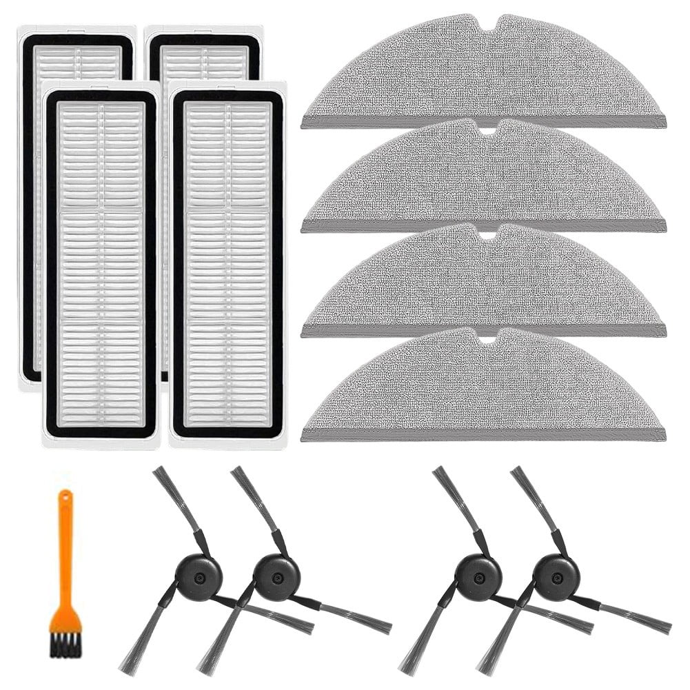 For DREAME D20 Plus Vacuum Side Brush Filter Mop Cloth Kit with Cleaning Brush V1189-LWWAL-20260327-04909