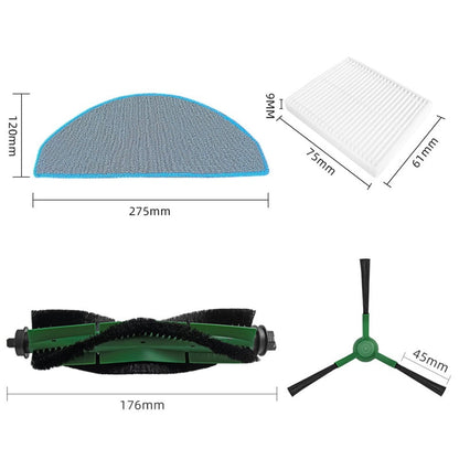 Sweeping Solution Kit for Roomba For Essential Robot Vacuum Featuring Main Brush Alongside Filters and Mop V1189-LWWAL-20260327-04931