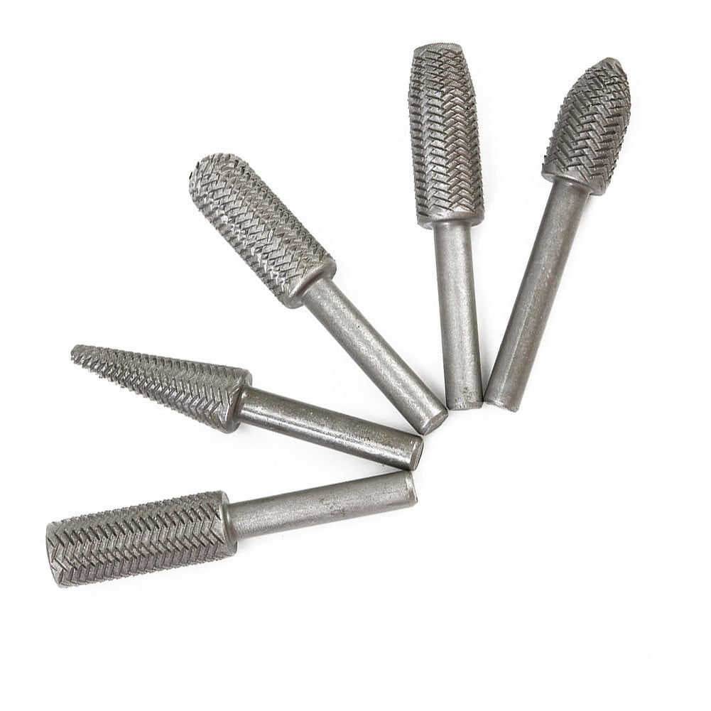5Pcs Metal Cutter Drill Bits Rotary Files Bit Rasp Tungsten Carbide Burr Milling Cutter Drill Bit Set For V1189-LWWAL-20260327-04934