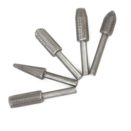 5Pcs Metal Cutter Drill Bits Rotary Files Bit Rasp Tungsten Carbide Burr Milling Cutter Drill Bit Set For V1189-LWWAL-20260327-04934