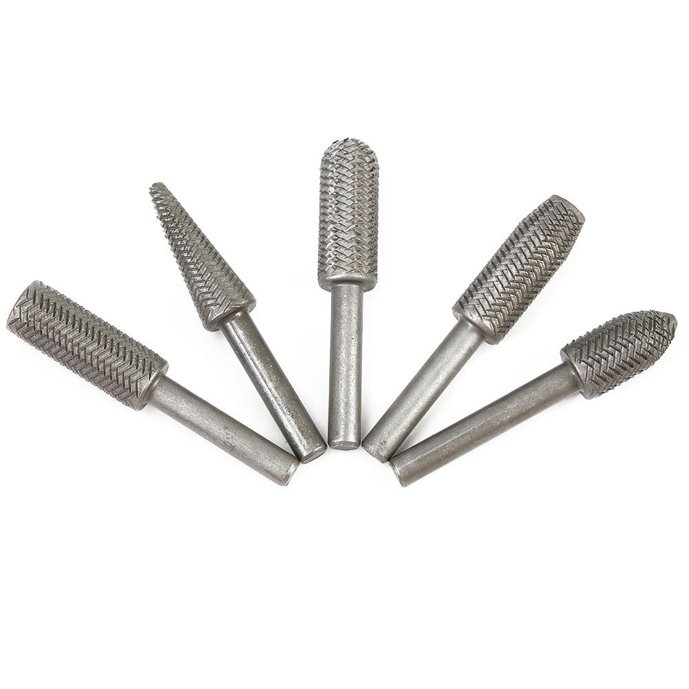 5Pcs Metal Cutter Drill Bits Rotary Files Bit Rasp Tungsten Carbide Burr Milling Cutter Drill Bit Set For V1189-LWWAL-20260327-04934