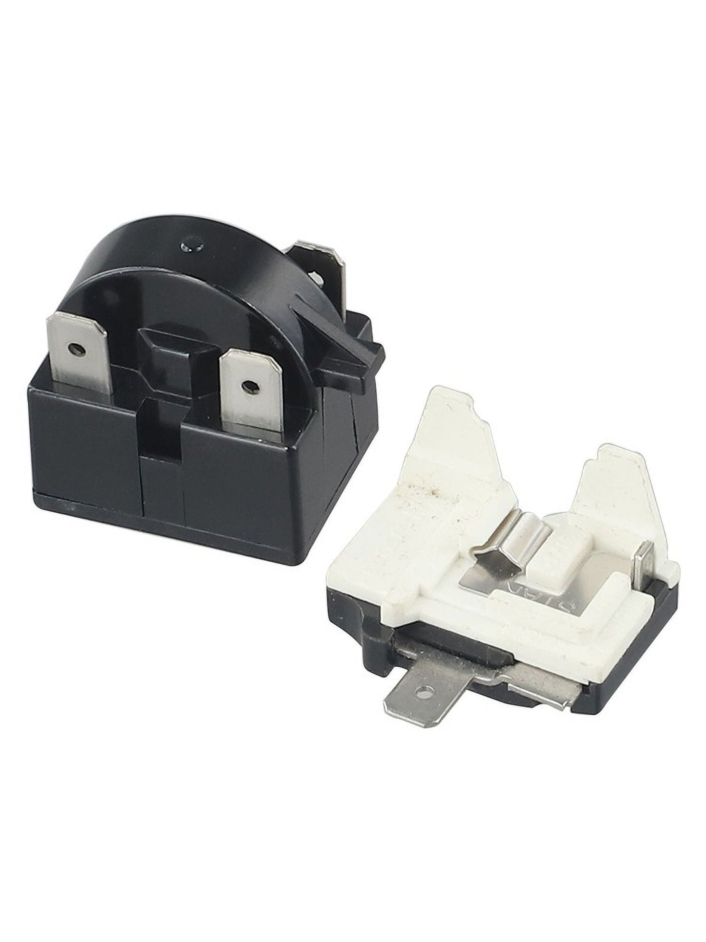 1 Set Refrigerator Ptc Starter Relay Replacement Compressor Overload Protector For Mini Fridges Coolers Easy V1189-LWWAL-20260327-04946