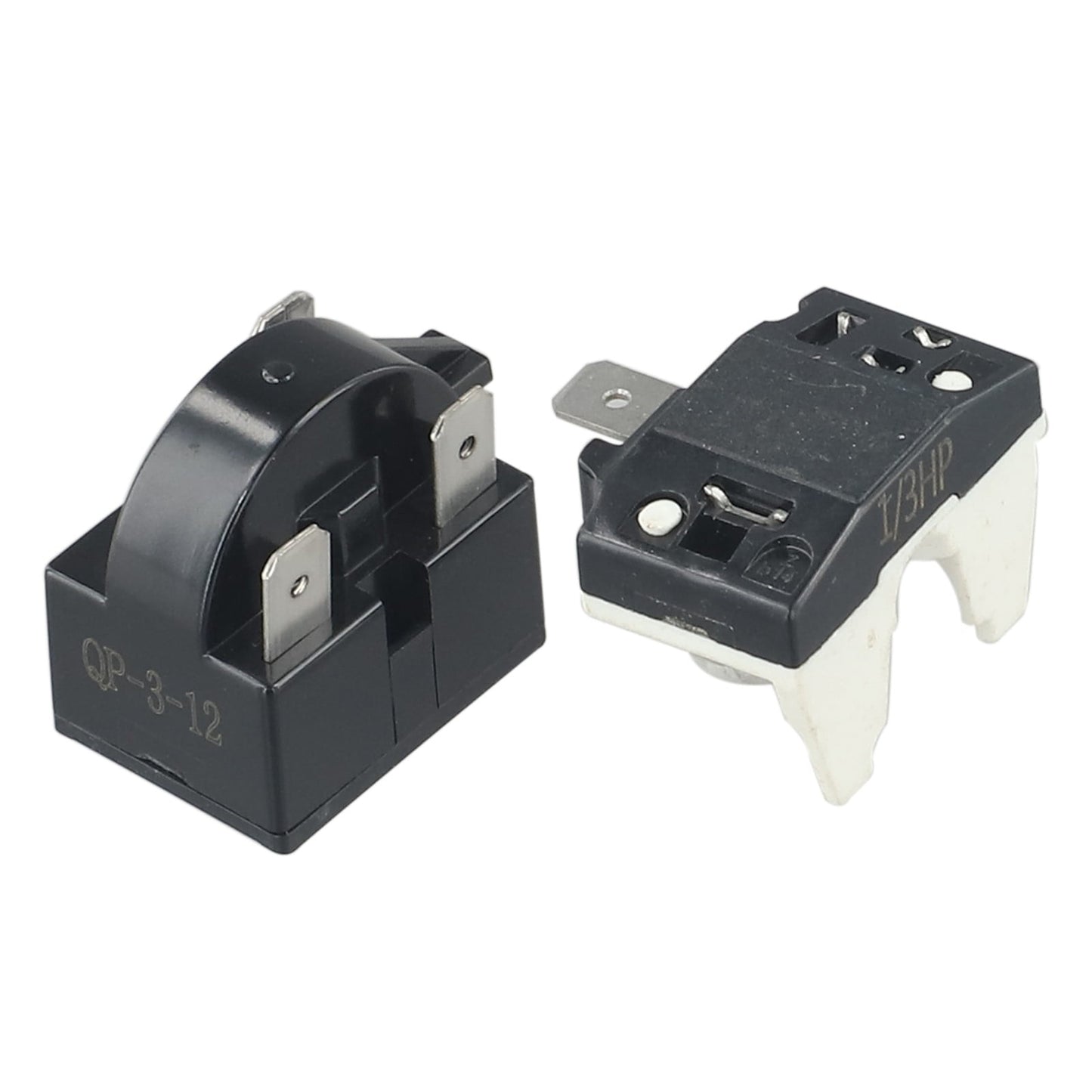 1 Set Refrigerator Ptc Starter Relay Replacement Compressor Overload Protector For Mini Fridges Coolers Easy V1189-LWWAL-20260327-04946