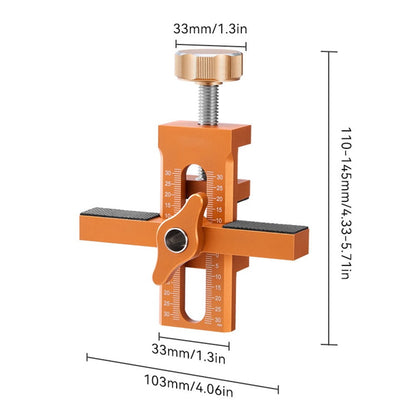 For Woodworking Cabinet Door Installation Mounting Jig Quick Positioning Panel Rebounding Device Drilling V1189-LWWAL-20260327-04964