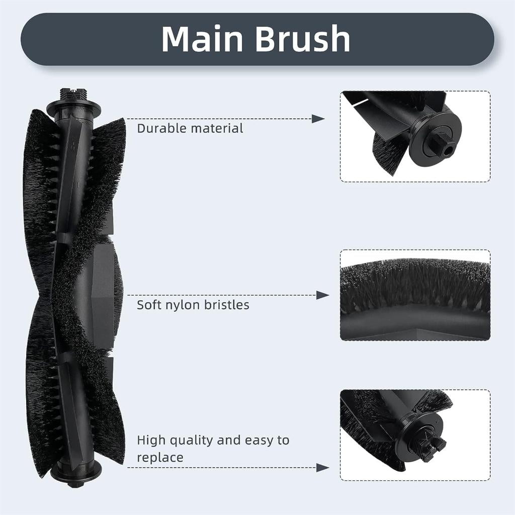 HEPA Filter Sweeper Side Brush Roller Brush Mopping Pads for G8000 G8000Pro V1189-LWWAL-20260327-04974