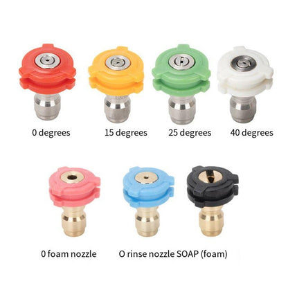 Car Washing Machine 1/4 Nozzle High Pressure Nozzle Fan-Shaped Quick Fittings 1.4 mm V1189-LWWAL-20260327-04998