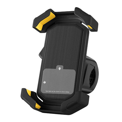 Adjustable Motorcycle Phone Holder With Silicone Protection For Secure Locking Black V1189-LWWAL-20260327-05009