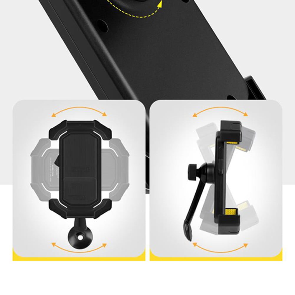 Adjustable Motorcycle Phone Holder With Silicone Protection For Secure Locking Light blue V1189-LWWAL-20260327-05012