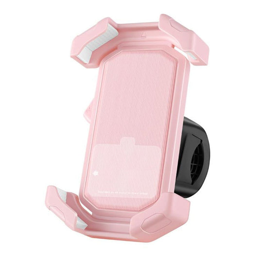 Adjustable Motorcycle Phone Holder With Silicone Protection For Secure Locking Pink V1189-LWWAL-20260327-05013