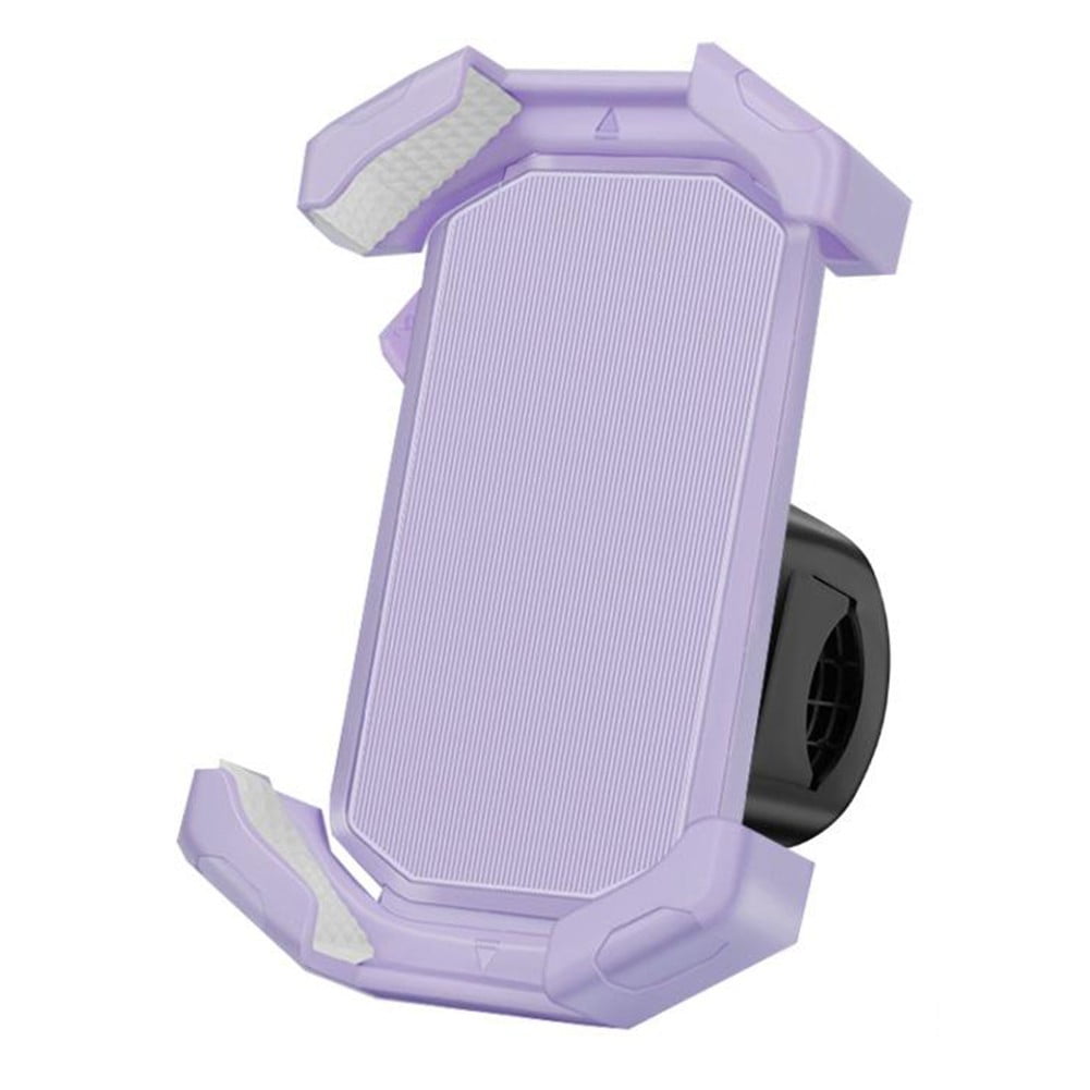 Adjustable Motorcycle Phone Holder With Silicone Protection For Secure Locking Purple V1189-LWWAL-20260327-05014