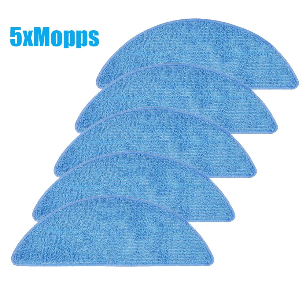 5Pcs Mop Cloth Mopping Cloths For Tesvor M1 S6 S4 Vacuum Cleaner Washable Replacement Mops Pad Sweeping Parts V1189-LWWAL-20260327-05041