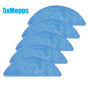 5Pcs Mop Cloth Mopping Cloths For Tesvor M1 S6 S4 Vacuum Cleaner Washable Replacement Mops Pad Sweeping Parts V1189-LWWAL-20260327-05041