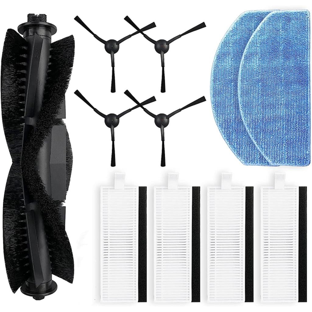 Sweeper HEPA Filter Vacuum Roller Brush Side Brush Mopping Pads Replacement for G8000 G8000Pro Sweeping Robot V1189-LWWAL-20260327-05061