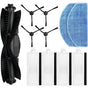 Sweeper HEPA Filter Vacuum Roller Brush Side Brush Mopping Pads Replacement for G8000 G8000Pro Sweeping Robot V1189-LWWAL-20260327-05061