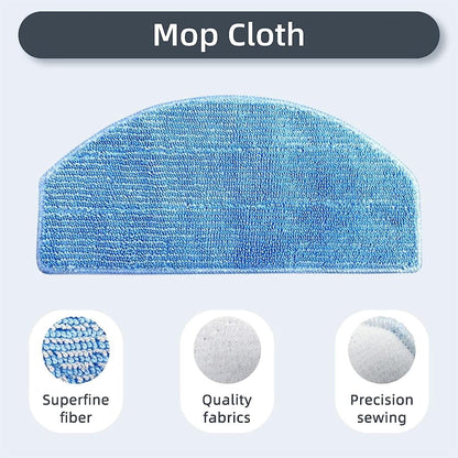 Sweeper HEPA Filter Vacuum Roller Brush Side Brush Mopping Pads Replacement for G8000 G8000Pro Sweeping Robot V1189-LWWAL-20260327-05061