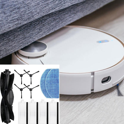 Sweeper HEPA Filter Vacuum Roller Brush Side Brush Mopping Pads Replacement for G8000 G8000Pro Sweeping Robot V1189-LWWAL-20260327-05061