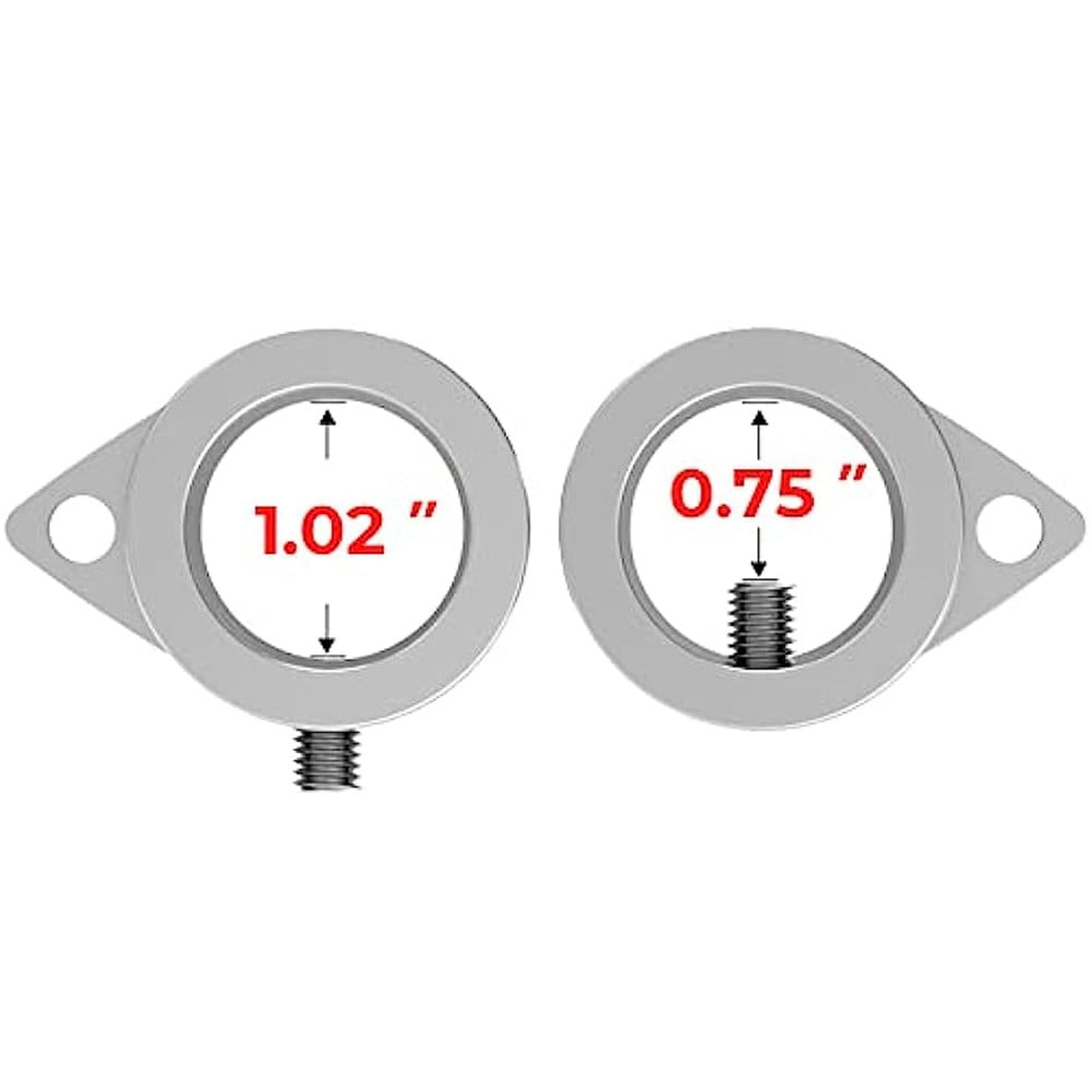 2pcs Flag Pole Ring Aluminum Alloy for 0.75-1 in Pole 360 degrees Rotating Anti-Wrap V1189-LWWAL-20260327-05076