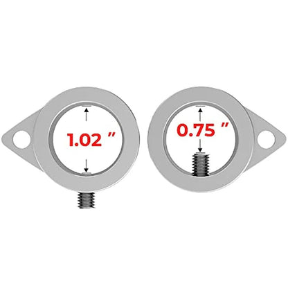 2pcs Flag Pole Ring Aluminum Alloy for 0.75-1 in Pole 360 degrees Rotating Anti-Wrap V1189-LWWAL-20260327-05076