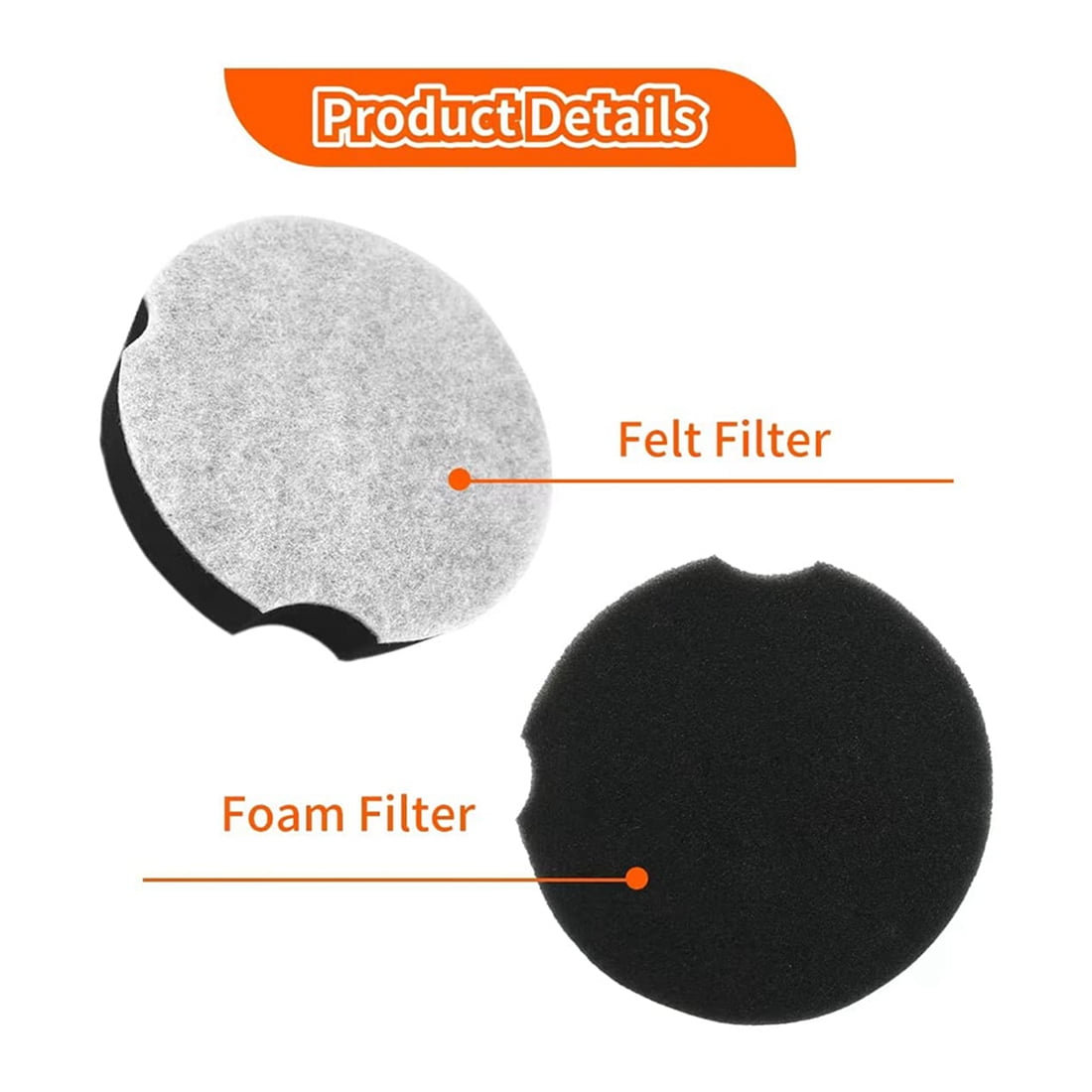 Vacuum Cleaner Filters for PowerForce Compact Upright 1520 and 2112 Series Vacuum Cleaner (5 Pack) White & V1189-LWWAL-20260327-05085