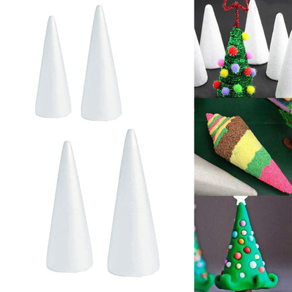 Lierteer Styrofoam Foam Cones Polystyrene for Crafts DIY Painting Triangle Tree 20cmX7.9cm V1189-LWWAL-20260327-05089