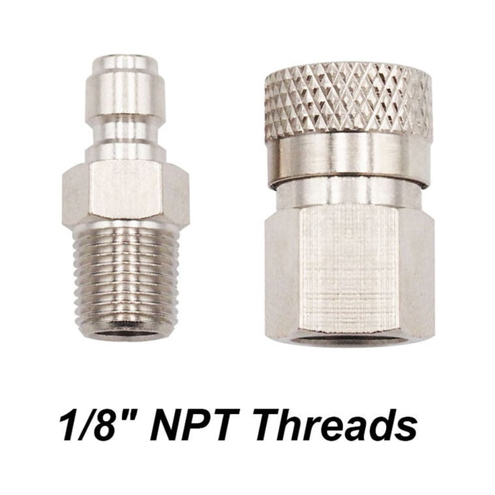 GLFSIL PCP Quick Disconnect Male & Female Set 8mm 1/8 npt Thread Accessories V1189-LWWAL-20260327-05093