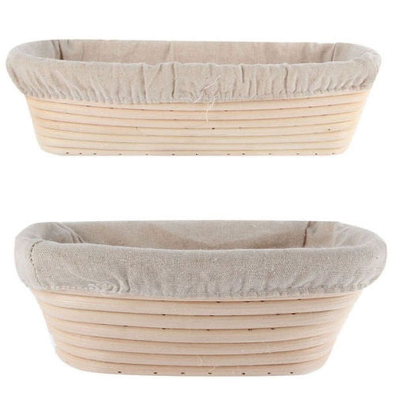 Lierteer Rattan Basket Bread Banneton Brotform Dough Proofing Proving Rattan Multi-Sizes 17*12*6 cm V1189-LWWAL-20260327-05095