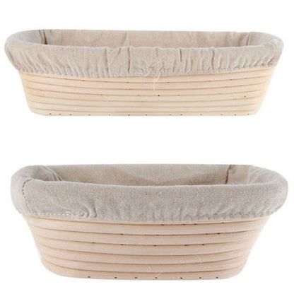 Lierteer Rattan Basket Bread Banneton Brotform Dough Proofing Proving Rattan Multi-Sizes 17*12*6 cm V1189-LWWAL-20260327-05095