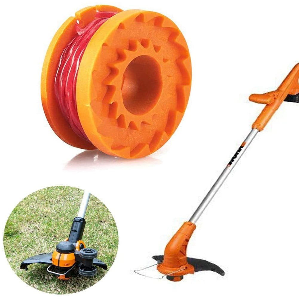 4/8Pack for Worx Wa0010 Replacement Spool Line Grass Trimmer Edger 10Ft +Cap Cover 4+1 V1189-LWWAL-20260327-05096