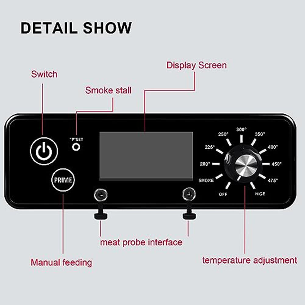 Temperature Controller for Pit Boss Grill/Smoker, Square Digital Thermostat Controller Board for PitBoss V1189-LWWAL-20260327-05100