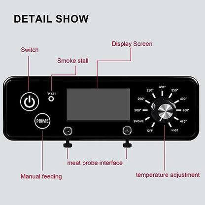 Temperature Controller for Pit Boss Grill/Smoker, Square Digital Thermostat Controller Board for PitBoss V1189-LWWAL-20260327-05100