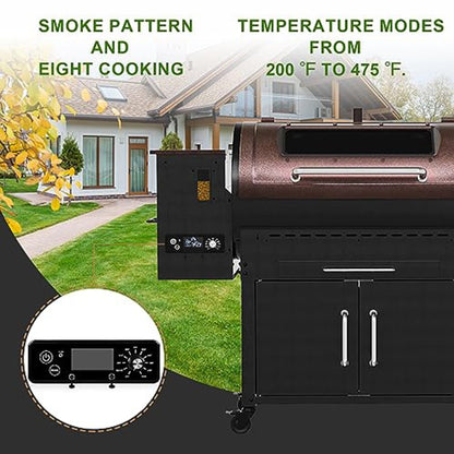 Temperature Controller for Pit Boss Grill/Smoker, Square Digital Thermostat Controller Board for PitBoss V1189-LWWAL-20260327-05100