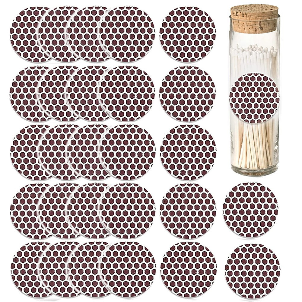 ALSLIAO Round Matches Sticker Strip Matchstick Paper Diy Striker Adhesive Accessories V1189-LWWAL-20260327-05102