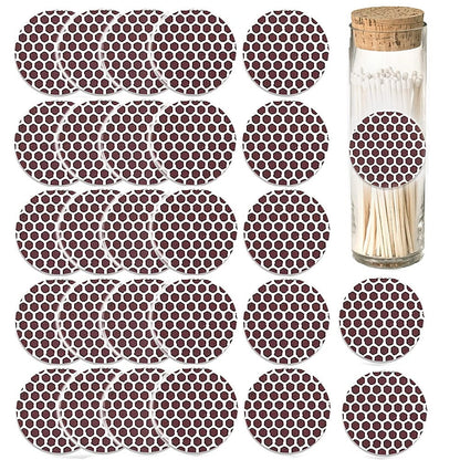 ALSLIAO Round Matches Sticker Strip Matchstick Paper Diy Striker Adhesive Accessories V1189-LWWAL-20260327-05102
